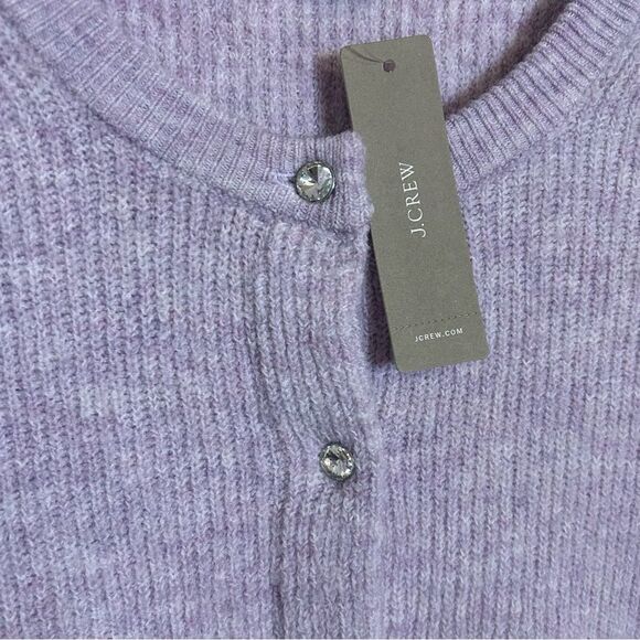J. CREW NWT Long Sleeve Jeweled Button Wool/Alpaca Cardigan *Supersoft Yarn S - Picture 11 of 14
